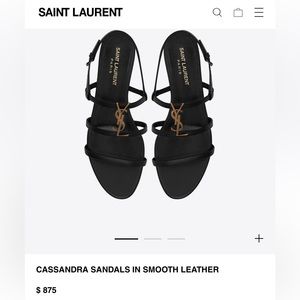 Saint Laurent CASSANDRA SANDALS